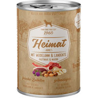 Produktbild von Bosch Heimat Hundefutter Adult Weidelamm und Landente Stückchen in Sauce 12x400g - 12 x 400 g