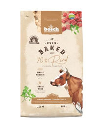 Bosch HPC Hundefutter Oven Baked Rind getreidefrei monoprotein mit hohem Fleischanteil 5 x 800 g - 5 x 800 g – Bild 1 von 1