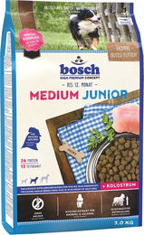 Bosch HPC Medium Junior Hundetrockenfutter Geflügel oder Fisch getreidefrei 3 kg - 3 kg – Bild 1 von 12