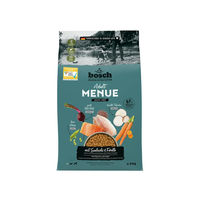 Produktbild von Bosch HPC MENUE Adult Hundefutter getreidefrei mit Seelachs Forelle Huhn und Pute 2,5 kg