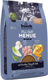 Bosch HPC MENUE Mini Adult Hundetrockenfutter mit Tierwohl-Huhn getreidefrei 2,4 kg - 2,4 kg – Bild 1 von 6