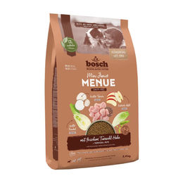 Bosch HPC Menue Mini Junior Hundefutter Huhn und Pute getreidefrei 2,4 kg - 2,4 kg – Bild 1 von 5