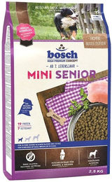 Bosch HPC Mini Senior Hundetrockenfutter Geflügel oder Fisch glutenfrei 2500 g - 2,5 kg – Bild 1 von 12