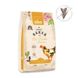 Bosch HPC Oven Baked Huhn Hundetrockenfutter Getreidefrei Monoprotein Adult 2,5 kg - 2,5 kg – Bild 1 von 2