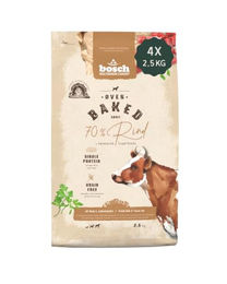 Bosch HPC Oven Baked Hundefutter Rind getreidefrei monoprotein mit hohem Fleischanteil 4 x 2,5 kg – Bild 1 von 1