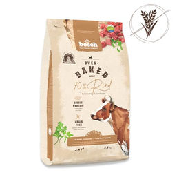 Bosch HPC Oven Baked Rind Hundefutter Adult Getreidefrei Monoprotein 2,5 kg - 2,5 kg – Bild 1 von 5