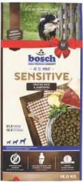 Produktbild von Bosch HPC Sensitive Hundefutter Ente und Kartoffel für Adult 2x15kg
