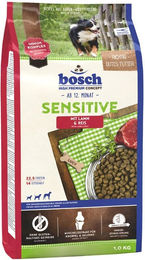 Bosch HPC Sensitive Hundetrockenfutter Lamm mit Reis glutenfrei für adulte Hunde 1 kg - 1 kg – Bild 1 von 13