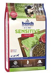 Bosch HPC Sensitive Hundetrockenfutter Lamm & Reis für ernährungssensible Hunde 4 x 3 kg - 4 x 3 kg – Bild 1 von 2