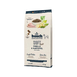 Bosch HPC SOFT Adult Hundefutter Forelle und Kartoffel getreidefrei monoprotein sensitive 12 kg – Bild 1 von 1