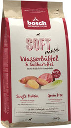 Bosch HPC Soft Maxi Hundetrockenfutter Wasserbüffel und Süßkartoffel getreidefrei Monoprotein für große Rassen Adult 1 kg - 1 kg – Bild 1 von 9