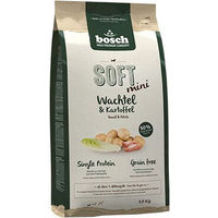 Produktbild von Bosch HPC Soft Mini Hundefutter Wachtel und Kartoffel Getreidefrei Monoprotein Adult 1 kg - 1 kg