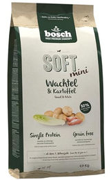 Bosch HPC Soft Mini Hundefutter Wachtel und Kartoffel getreidefrei Monoprotein Adult 2,5 kg - 2,5 kg – Bild 1 von 13