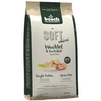 Produktbild von Bosch HPC Soft Mini Hundefutter Wachtel und Kartoffel getreidefrei Monoprotein Adult 2,5 kg - 2,5 kg