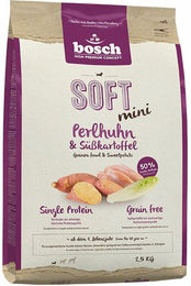Bosch HPC Soft Mini Perlhuhn und Süßkartoffel Getreidefreies Hundefutter für kleine Rassen Adult 2,5 kg - 2,5 kg – Bild 1 von 13