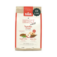 Produktbild von Bosch HPC Vegan & Insect Hundefutter Adult mit Insekten, Tapioka und Äpfeln, getreidefrei, 4 x 2,5 kg - 4 x 2,5 kg