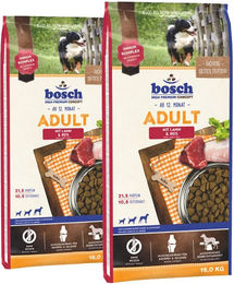Produktbild von Bosch Hundefutter Adult Lamm und Reis Glutenfrei 30kg