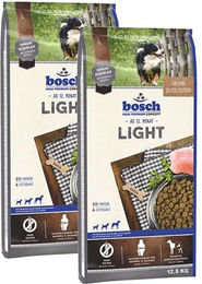 Produktbild von Bosch Hundefutter Light Geflügel für erwachsene Hunde zur Gewichtsreduktion 2x12,5kg