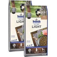 Produktbild von Bosch Hundefutter Light Geflügel für erwachsene Hunde zur Gewichtsreduktion 2x12,5kg