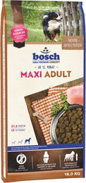 Bosch Maxi Adult Premium Trockenvollnahrung für ausgewachsene Hunde großer Rassen mit Geflügel ohne Weizen 15 kg – Bild 1 von 1