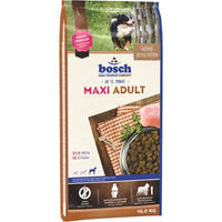 Produktbild von Bosch Maxi Adult Premium Trockenvollnahrung für ausgewachsene Hunde großer Rassen mit Geflügel ohne Weizen 15 kg