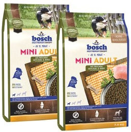 Produktbild von Bosch Mini Adult Hundefutter Geflügel und Hirse Glutenfrei 2x3 kg - 2 x 3 kg