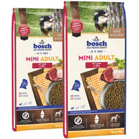 Produktbild von Bosch Mini Adult Hundefutter Lamm und Reis Glutenfrei 30 kg - 2 x 15 kg