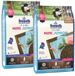 Produktbild von Bosch Mini Junior Hundefutter Geflügel Glutenfrei Kroketten 2x3 kg