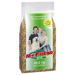 Produktbild von Bosch My Friend Mix Hundefutter Adult für alle Größen mit Haut & Fell sowie Verdauung ohne Farb- und Aromastoffe 20 kg - 20 kg