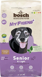 Bosch My Friend+ Senior & Light Hundetrockenfutter zur Gewichtskontrolle für ältere Hunde 12 kg - 12 kg – Bild 1 von 4