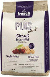 Bosch Plus Adult Hundefutter Strauß und Kartoffel getreidefrei hypoallergen monoprotein 25 kg - 2 x 12,5 kg – Bild 1 von 1