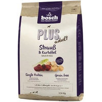 Produktbild von Bosch Plus Adult Hundefutter Strauß und Kartoffel getreidefrei hypoallergen monoprotein 25 kg - 2 x 12,5 kg