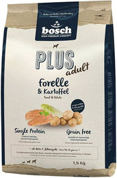 Bosch Plus Hundetrockenfutter Adult Forelle & Kartoffel getreidefrei 2,5 kg - 2,5 kg – Bild 1 von 6