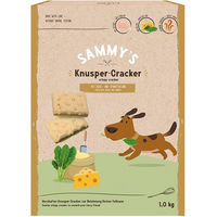 Produktbild von Bosch Sammy's Knusper-Cracker Hundesnacks mit Geflügel, Käse und Spinat ohne Zuckerzusatz 1 kg - 1 kg