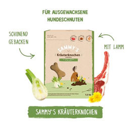 Bosch Sammy's Kräuterknochen Hundesnack mit Lamm für adulte Hunde 5 kg - 5 kg – Bild 1 von 3