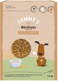 Bosch Sammy's Müslitaler Hundesnacks Geflügel ohne tierisches Protein und Zucker für große Hunde Adult 1 kg - 1 kg – Bild 1 von 3