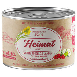 Bosch Sanabelle Heimat Hund Nassfutter Adult Forelle und Ente Stückchen in Sauce getreidefrei 12x200 g - 12 x 200 g – Bild 1 von 3