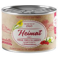 Produktbild von Bosch Sanabelle Heimat Hund Nassfutter Adult Forelle und Ente Stückchen in Sauce getreidefrei 12x200 g - 12 x 200 g
