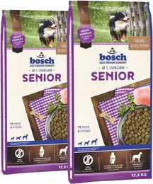 Produktbild von Bosch Senior Hundefutter Light mit Geflügel und Fisch zur Gewichtskontrolle 25 kg - 2 x 12,5 kg