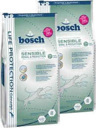 Produktbild von Bosch Sensible Renal & Reduction Diätfutter für Hunde mit Fisch zur Unterstützung der Nierenfunktion 2x11,5 kg - 2 x 11,5 kg