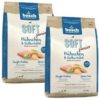 Produktbild von Bosch Soft Junior Hundefutter Huhn Getreidefrei Monoprotein 2x2,5 kg - 2 x 2,5 kg
