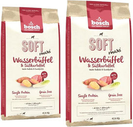Produktbild von Bosch Soft Maxi Hundefutter Wasserbüffel und Süßkartoffel 25 kg