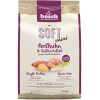 Produktbild von Bosch SOFT Mini Hundefutter Kroketten Perlhuhn und Süßkartoffel Adult 4 x 2,5kg