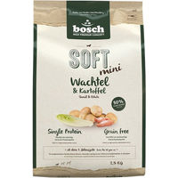 Produktbild von Bosch Soft Mini Hundefutter Wachtel und Kartoffel für erwachsene Hunde 4 x 2,5kg