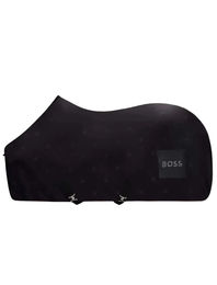 Produktbild von BOSS Equestrian Abschwitzdecke Logo Black aus Fleece in Schwarz