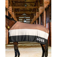 Produktbild von BOSS Equestrian Abschwitzdecke Signature Stripe Beige Bunt aus Polyester