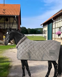 Produktbild von BOSS Equestrian Abschwitzdecke Velvet in Grau