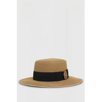 Produktbild von BOSS Equestrian Boater Hut aus Stroh in Beige