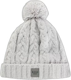 Produktbild von Boss Equestrian Bobble Mütze aus Fleece in Grau für Damen und Herren