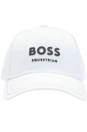 Produktbild von BOSS Equestrian Cap Classic in Weiß mit Silikon-Details